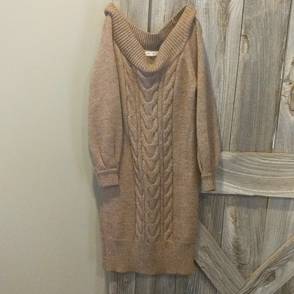 Women's long sleeve sweater dress